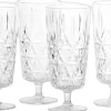 Picnic Juni glass high, 4-pcs (6) Clear