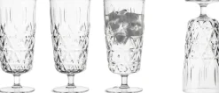 Picnic Juni glass high, 4-pcs (6) Clear