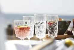 Picnic Juni glass high, 4-pcs (6) Clear