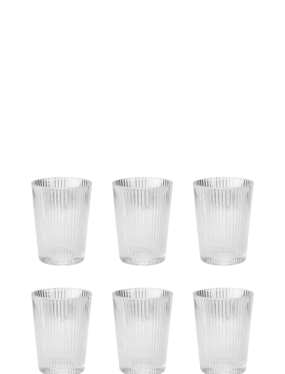 Pilastro drikkeglas 0.15 l. 6 Stk clear