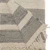 Plaid, Bandeau-Natur/Sort, 130x180 cm
