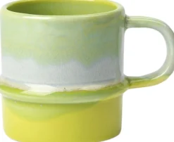 Poppery Krus med hank 35 cl apple green/mint