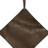 Pot Holder, Vintage Brown Leather, with smart insert