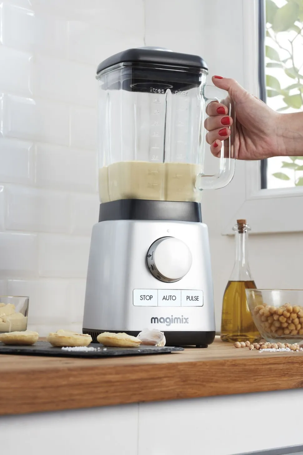 Power blender mat stål 1,8 liter