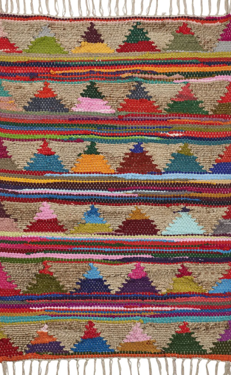 Pyramid Chindi Rug