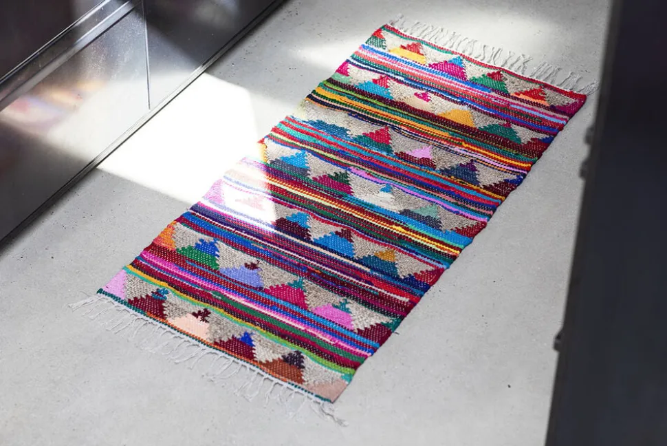 Pyramid Chindi Rug