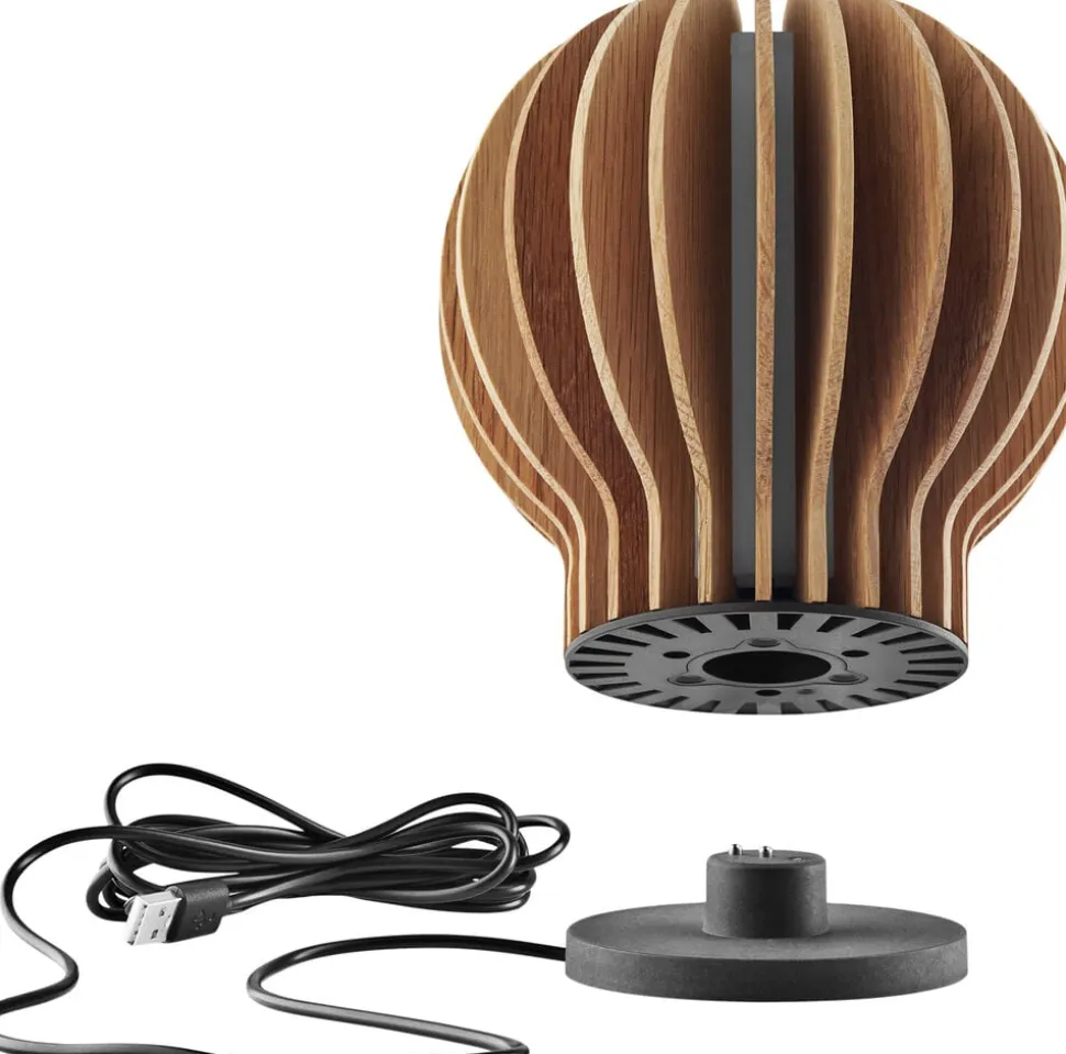 Radiant rund LED lampe Oak