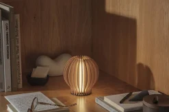 Radiant rund LED lampe Oak