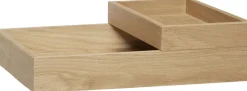 Rail Desk Organiser Natural set of 2