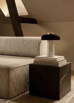 Reverse Table Lamp, Carrara, Black ( CE-ETL-UK)