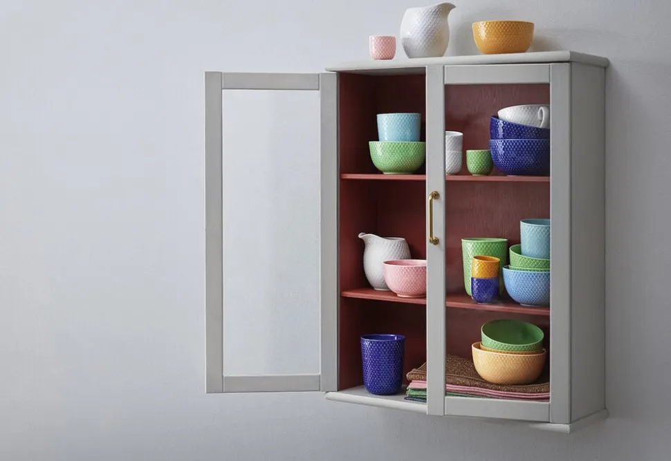 Rhombe Color Skål Ø13 cm blå porcelæn