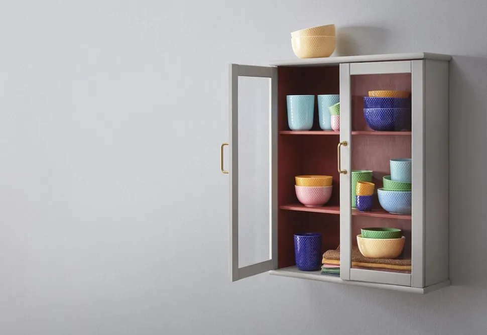 Rhombe Color Skål Ø13 cm blå porcelæn