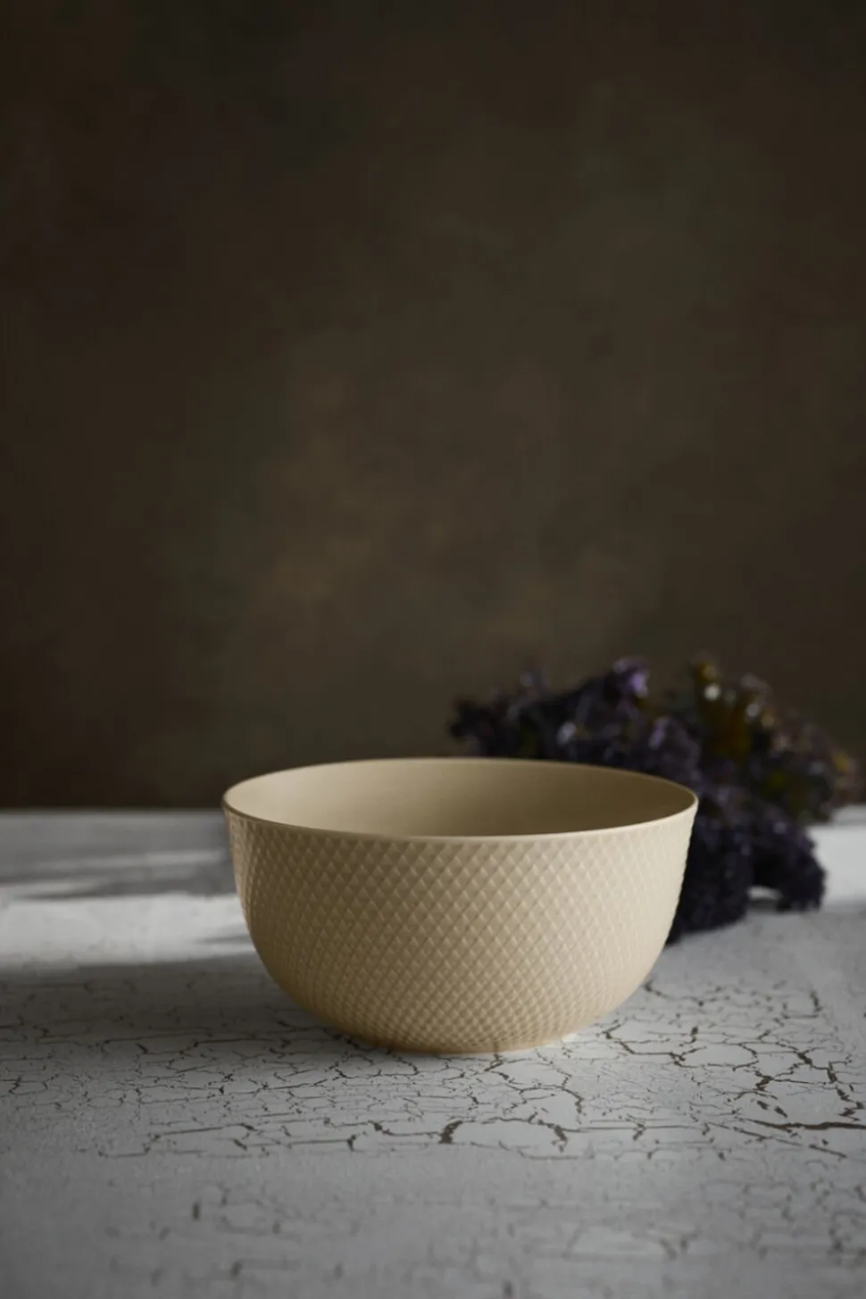 Rhombe Earth Serveringsskål Ø22 cm marble
