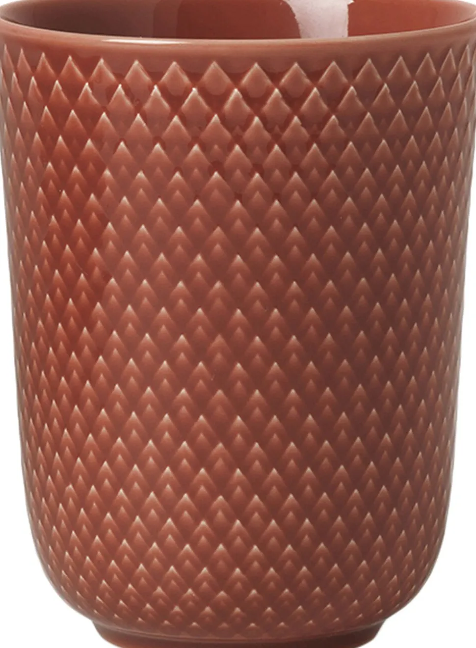 Rhombe Krus 33 cl terracotta porcelæn