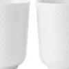 Rhombe mug 33cl, white 2 stk.