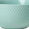 Rhombe Skål Ø13 cm aqua porcelæn