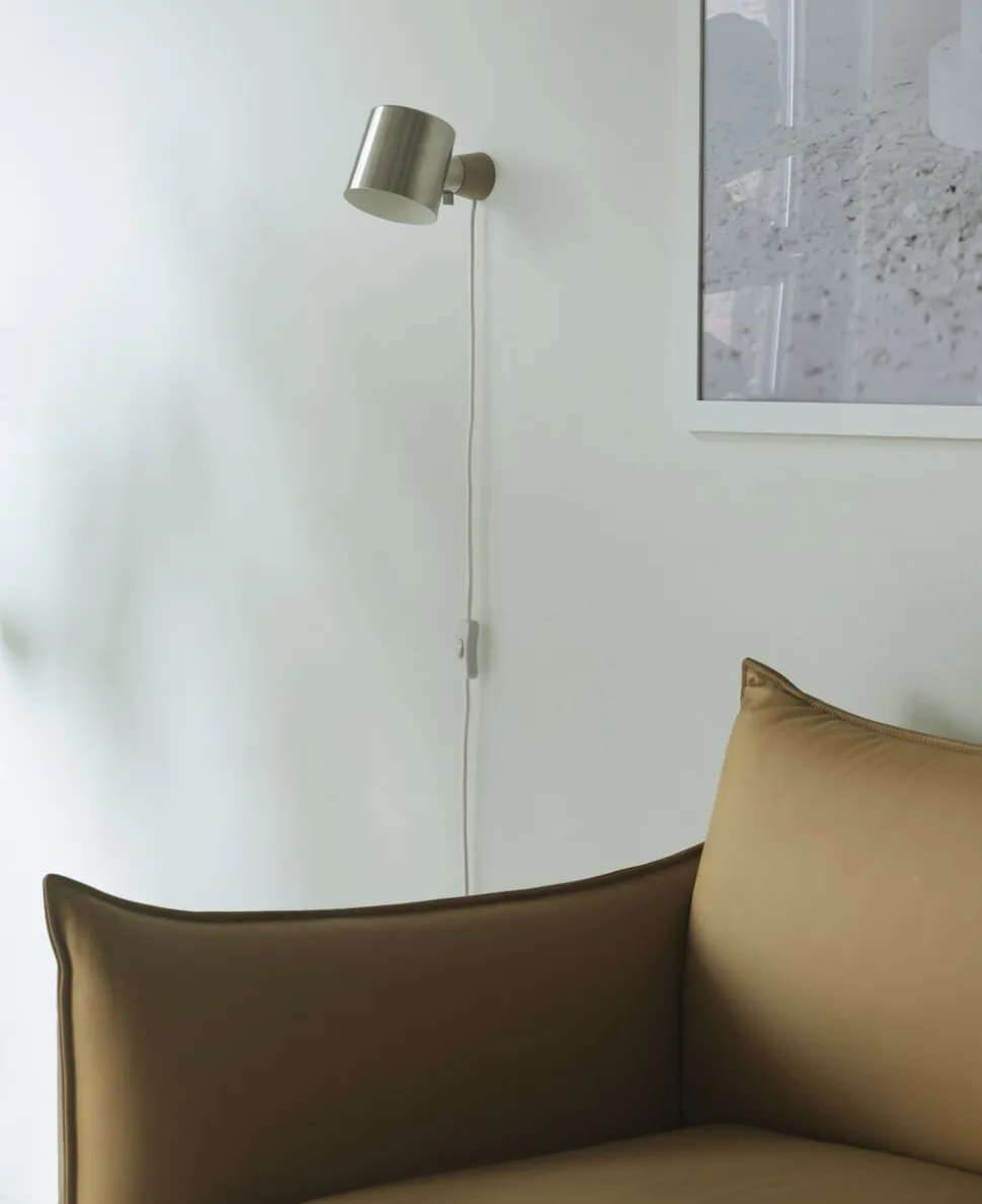 Rise væg lampe sort