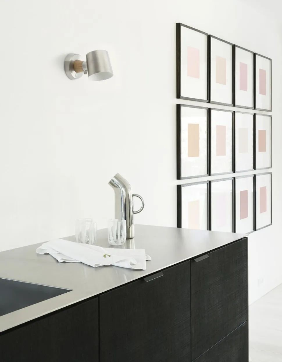 Rise Wall Lamp Hardwired EU - Stainless Steel
