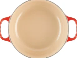 Rund 20 cm Støbejerngryde Cerise
