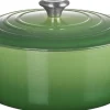Rund støbejernsgryde 6,7L Bamboo Green