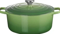 Rund støbejernsgryde 6,7L Bamboo Green