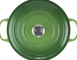 Rund støbejernsgryde 6,7L Bamboo Green