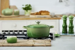 Rund støbejernsgryde 4,2L Bamboo Green