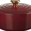 Rund støbejernsgryde 4,2L Garnet