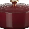 Rund støbejernsgryde 5,3L Garnet