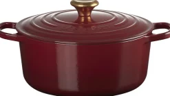 Rund støbejernsgryde 5,3L Garnet