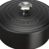 Rund støbejernsgryde 4,2L Matte Black