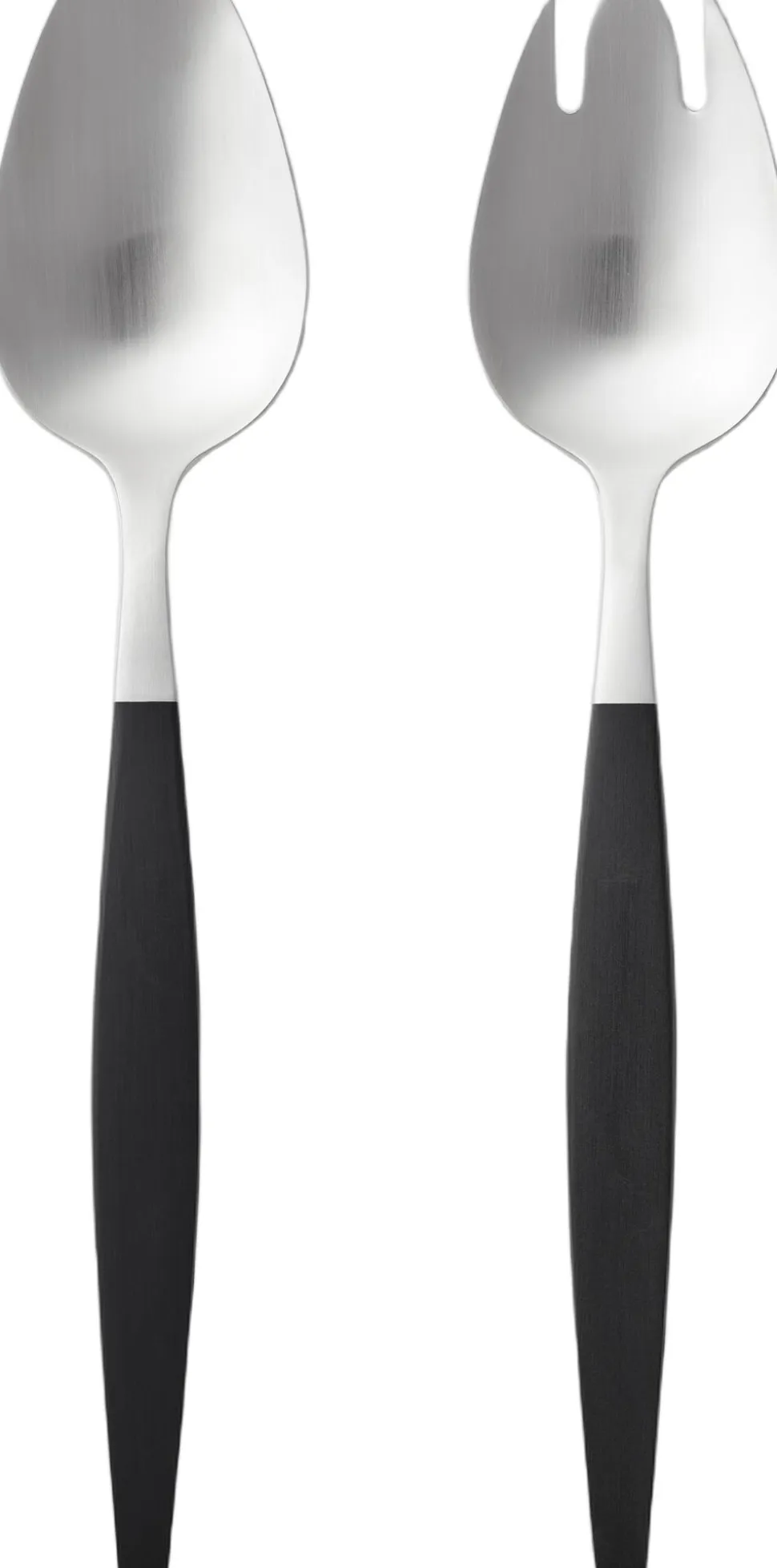 Salatbestik Focus de Luxe 26,8 cm Sort/Mat stål