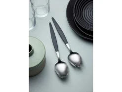 Salatbestik Focus de Luxe 26,8 cm Sort/Mat stål