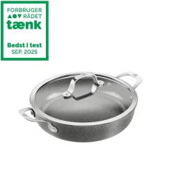 Salina Ceramic Serveringspande Med låg, 28 cm, Aluminium, Ti