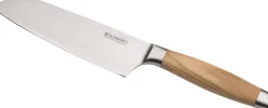 Santoku kniv m/ oliventræsskaft 18cm