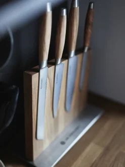 Santoku kniv m/ oliventræsskaft 13cm