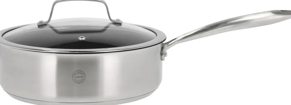 Sauterpande keramisk non-stick Roya 24 cm Rustfrit stål