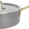 Sauterpande med låg Durance 24 cm Rustfrit stål