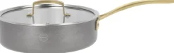 Sauterpande med låg Durance 24 cm Rustfrit stål