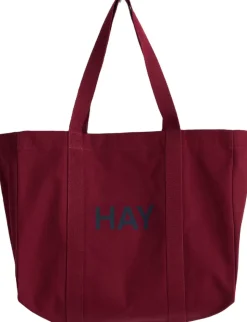 Shopper Bag-Medium-Burgundy