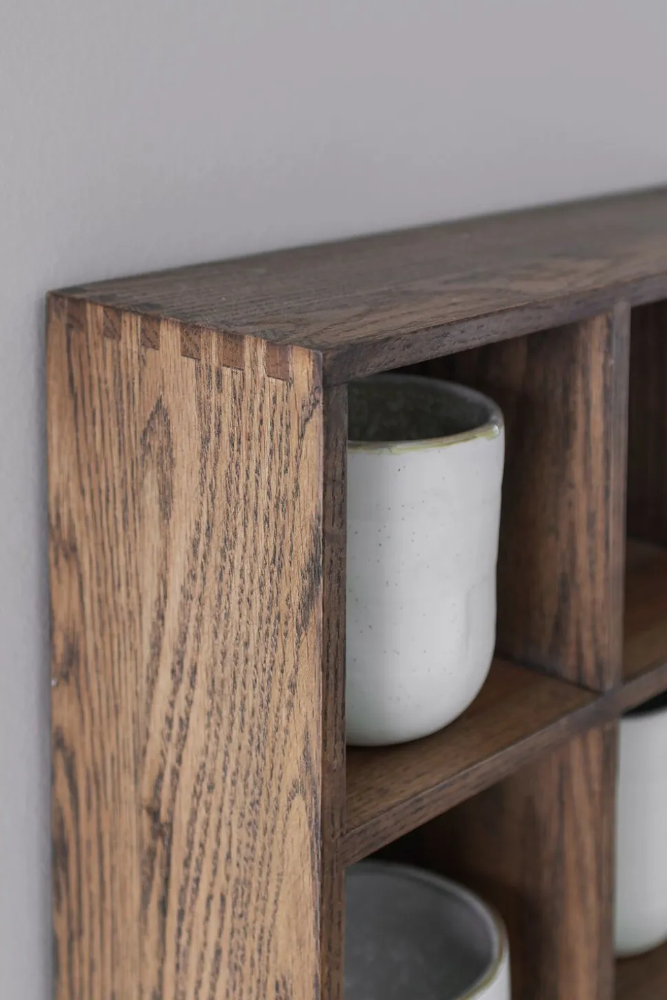 SHOWCASE set box, oak dark oiled