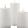 Sille Exclusive 3stk sæt, Ø7,5x10/12,5/15cm, Hvid