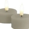 Sille Fyrfadslys 2 stk. sæt, Ø4,5XH2,2cm