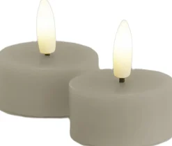 Sille Fyrfadslys 2 stk. sæt, Ø4,5XH2,2cm