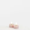 Sille Fyrfadslys 2 stk. sæt, Ø4,5XH2,2cm