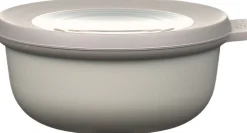 Skål m/låg Cirqula 350 ml Nordic white