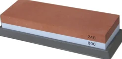 Slibesten rektangulær 18 x 6 cm Grå Sten