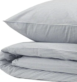 Small stripe washed percale