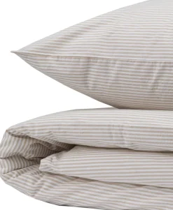 Small stripe washed percale