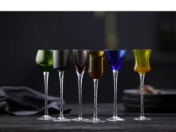 Snapseglas London 18 cm 6 stk. Assorterede